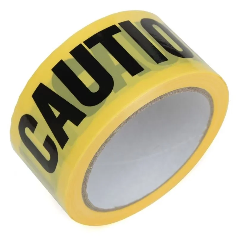 Yellow Plastic traffic road Safety PE Cable Electrical Tubing security  Warning Tape Caution tape