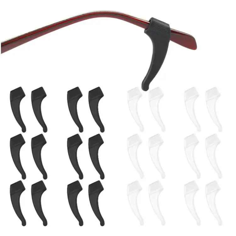Противоскользящие силиконовые ушные ручки для очков с крючком держатель для дужек