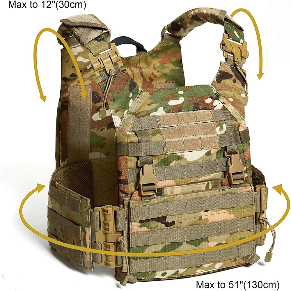 FREE SAMPLE Modular Assault Vest System Compatible with 3 Day Assault Backpack OCP Camouflage