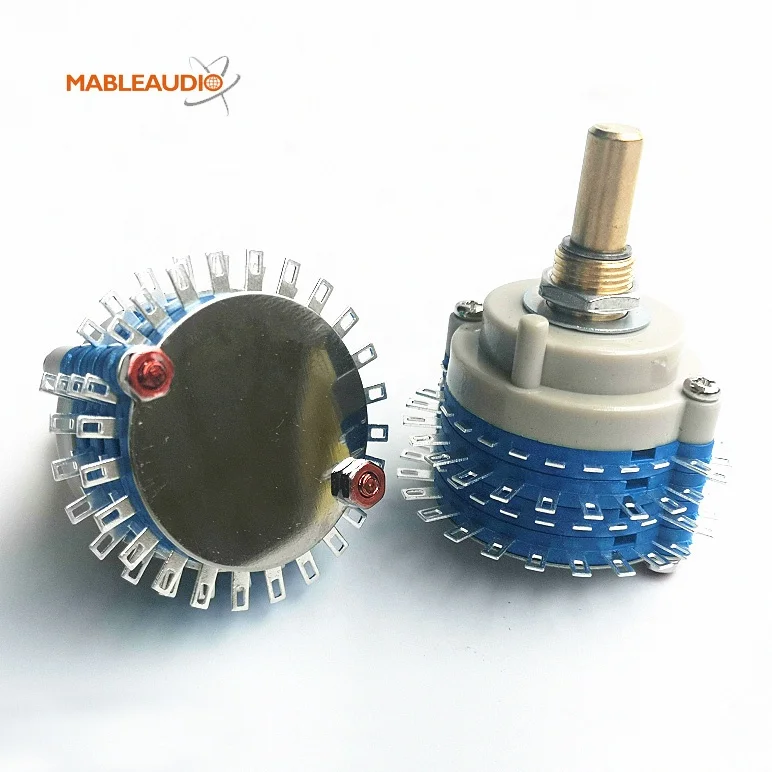 MAST0025C 2Pole 23 step 24 Step Rotary Switch audio Volume Control amp parts