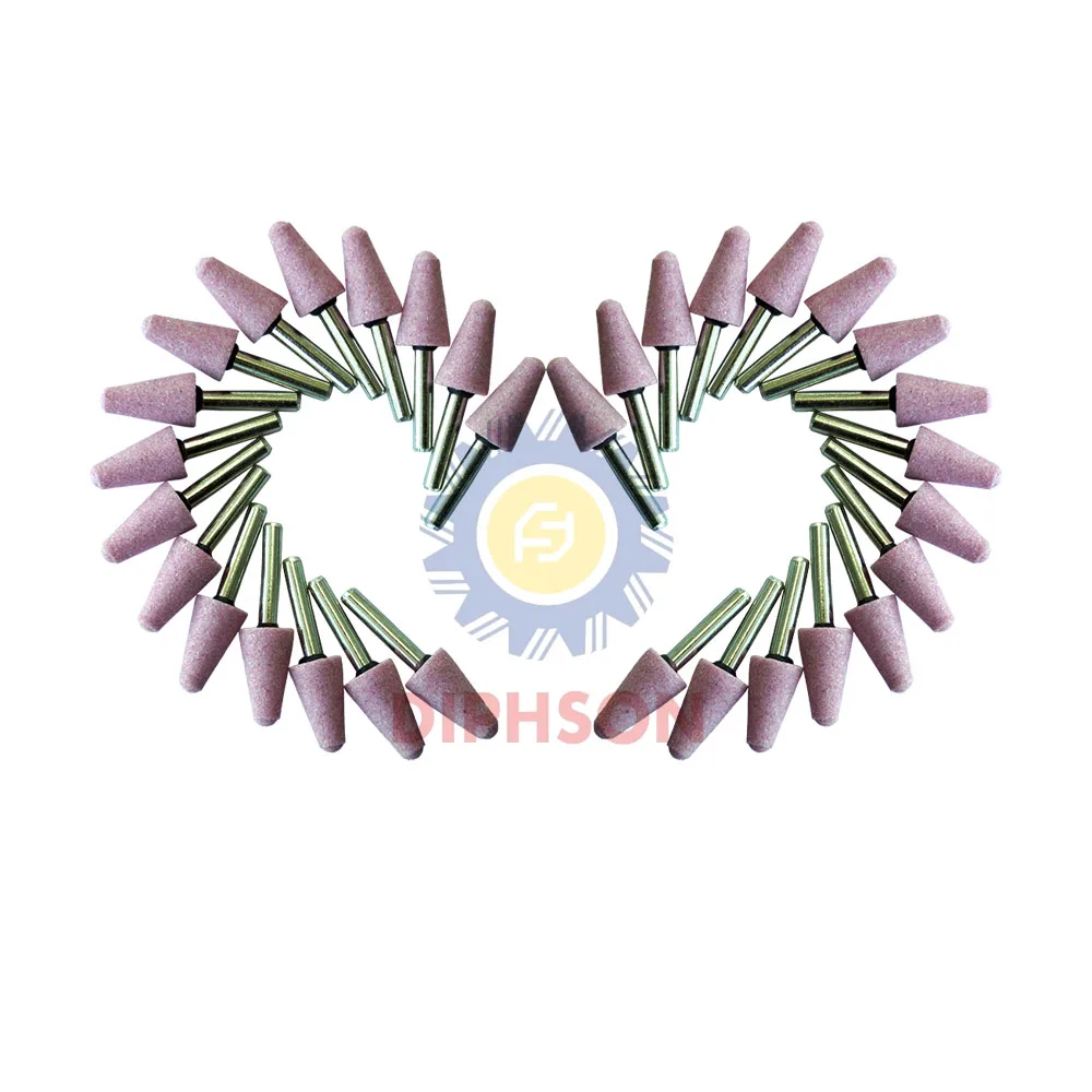 Grinding Head with High Hardness Different Sizes Grinding Tool PINK FUSED ALUMINA Mounted Point Grinding Head