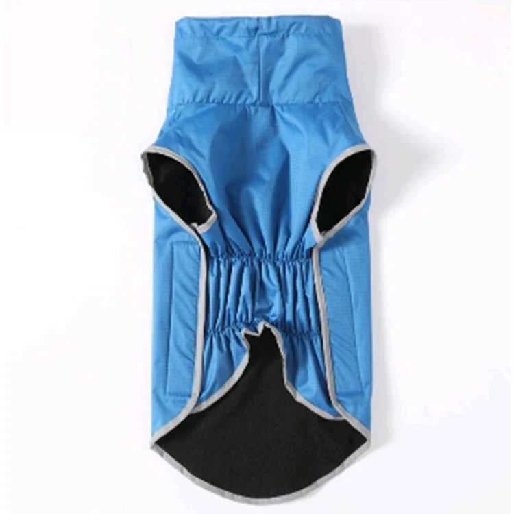 Одежда для домашних животных Теплая Флисовая одежда больших собак Классическая зимняя OEM аксессуары однотонные устойчивые пальто и куртки