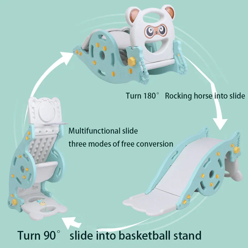 Direct Manufacturer Clearance Sale Baby Indoor Marco Basketball Shooting Play Set Soft Plastic Slide Variable Shake Super Low