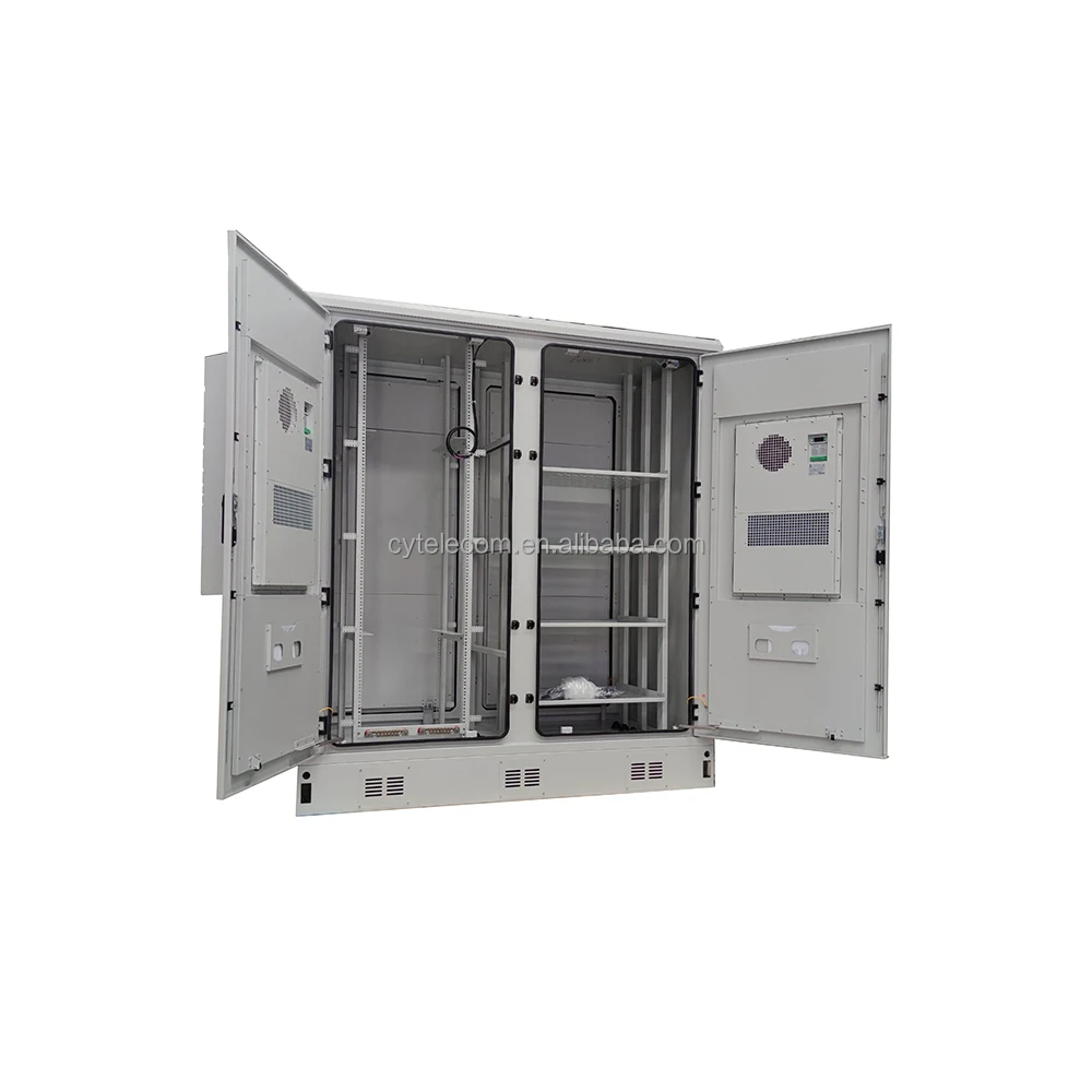 Manufacturer Outdoor Telecom cabinet 30U 42U Waterproof Telecom Equipment outdoor battery cabinet IP65 IP55
