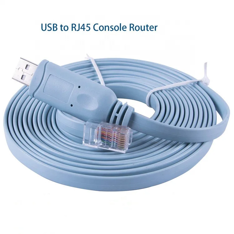 Customized Compatible WIN10 Plug and Play FTDI RS232 USB Connecteur Rj45 8P8C Console Usb Extender Over Rj45 Cable