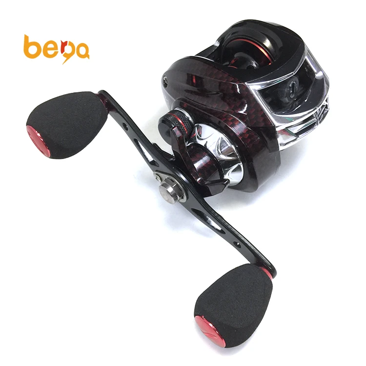 Beierya Baitcasting Fishing Reel 17+1BB 7.2:1 Shielded Bearings Baitcaster Right Hand Reel For Casting Rod