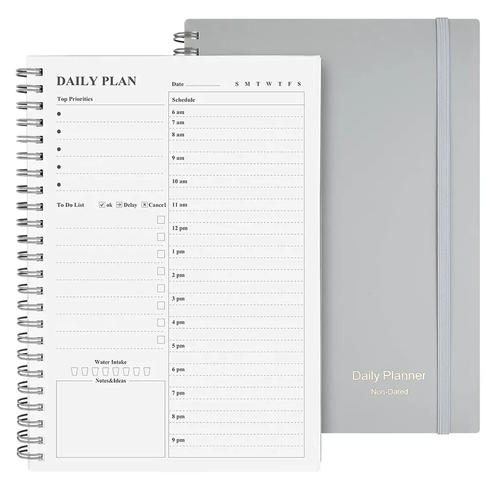 2022 Planner Weekly and Monthly Goals Schedules Appointment Planner Wire Binding Notepad Notebooks
