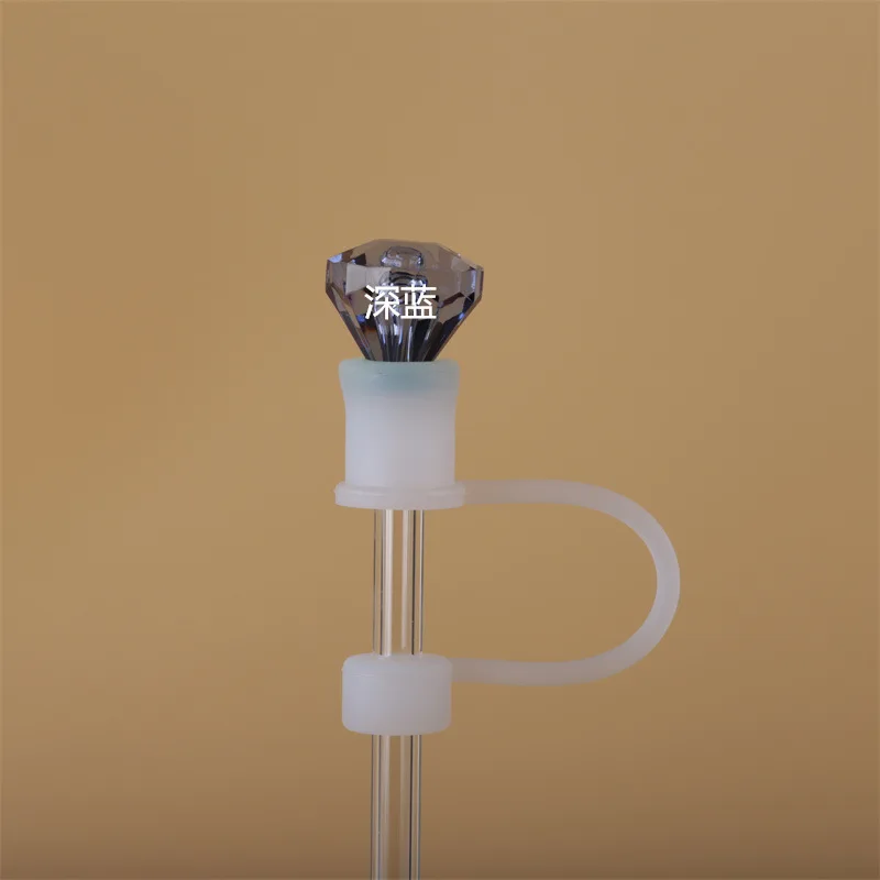 Wholesale 3d Straw Toppers For Tumbers Plastic Straw Topper Charms Wholesale Straw Topper Diamond