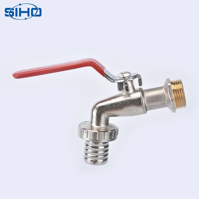 
1/2 Inch brass wall mounted tap thread bibcock faucet with high quality 