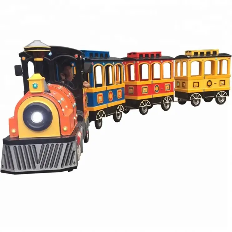 Good quality amusement park rides kids electric train rides for sale
