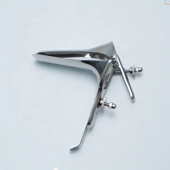 Medical thickened 304 stainless steel examination type surgical vaginal dilator