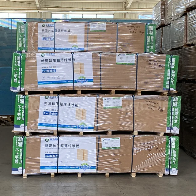 Ultra thin density board 4x8 0.8mm 2mm 3mm Plain Raw MDF Board for Furniture