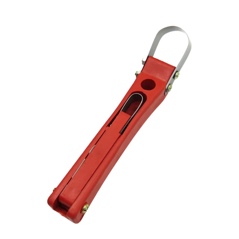 Многофункциональный складной скребок для фруктовых деревьев садовый ручной инструмент с кольцевым лезвием красная пластиковая ручка коры