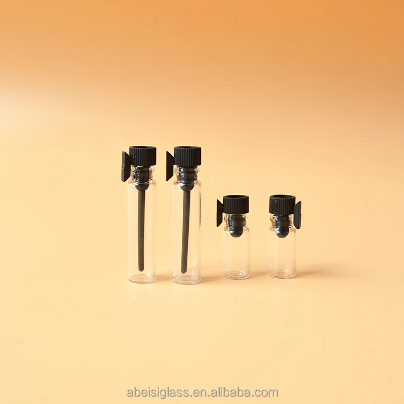 0.5ml 1ml 2ml 3ml 5ml Mini Clear Glass Vial Tube Perfume Sample Bottle Small Perfume Tester Bottle