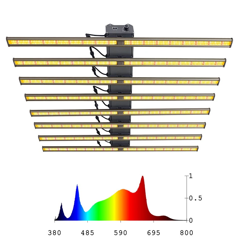 Custom 10 bar 1000w grow light lamp 1000 w watt full spectrum led grow light for indoor plants