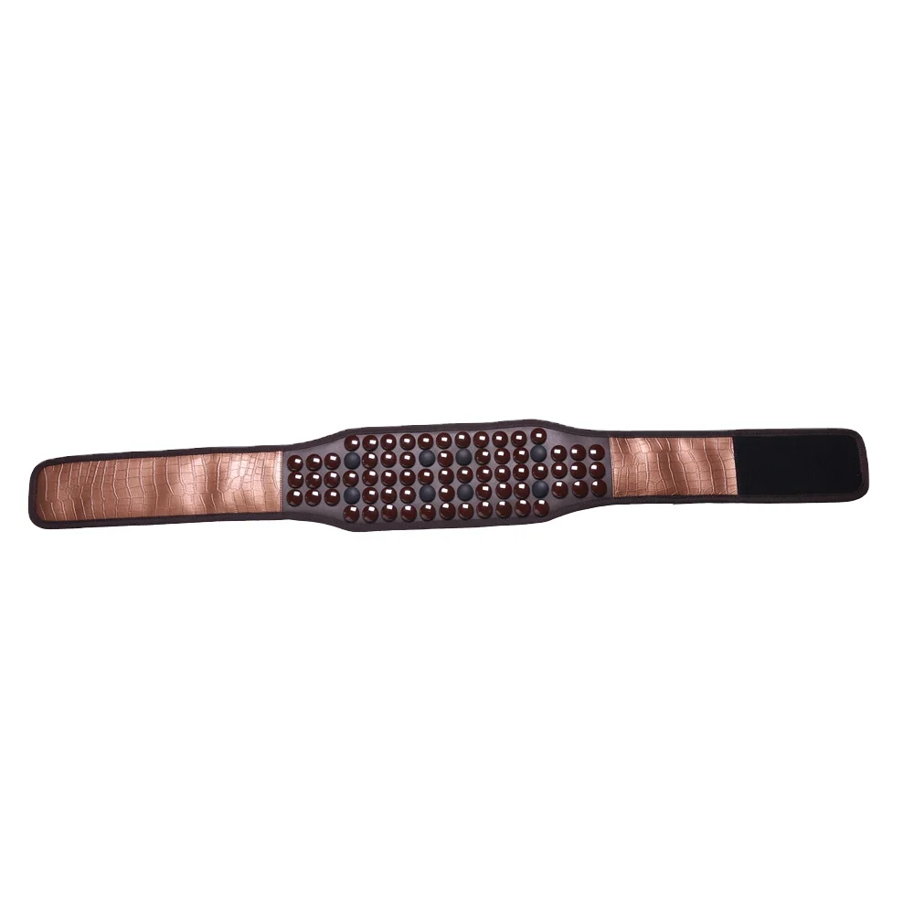 new invention china pop ralex infrared heating tourmaline jade stone massage belt professional 16 Year Manufacturer