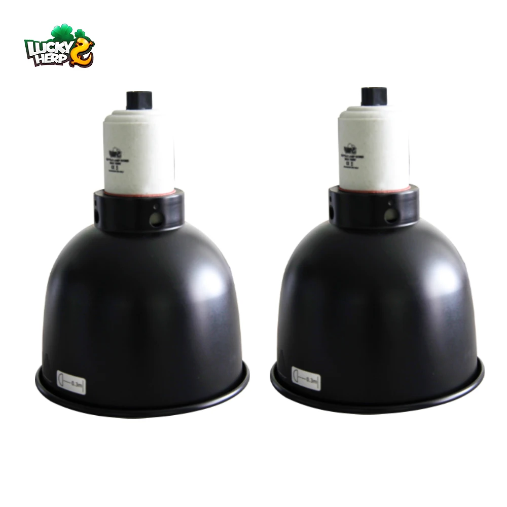 Reptile UVA/UVB/Heating Lamp/Solar Basking Bulb Lampshade Halogen Lamp Protector for Reptiles