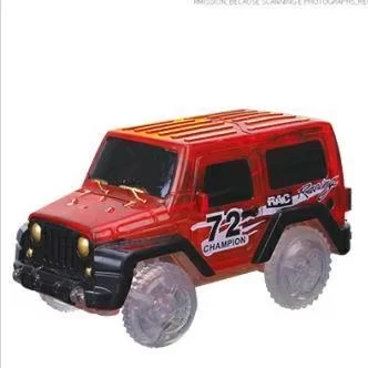 Hot Sale Children Toys Slot Toy Car Glowing Light Electric Rail Car Plastic Track Car Toys