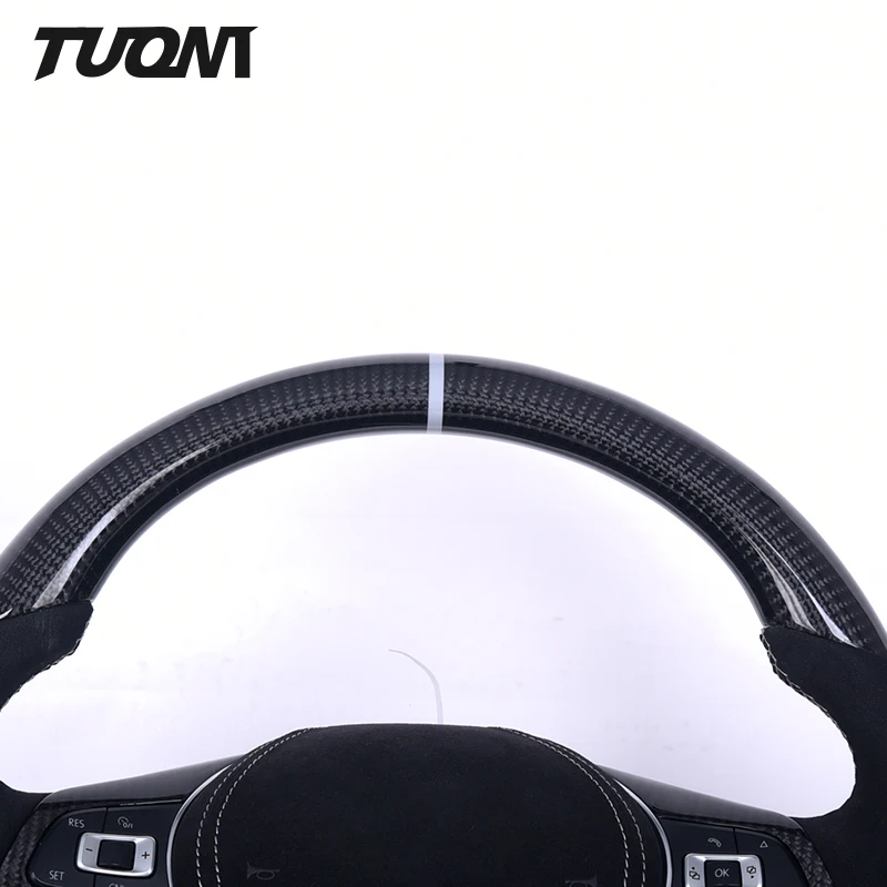 Factory Supplier Carbon Fiber Steering Wheel With High Performance Suitable For VW MK7 Lamando Scirocco