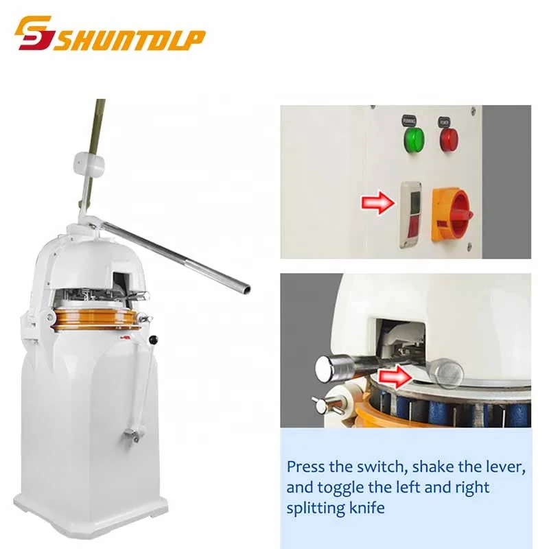 Коммерческий Электрический делитель теста для пиццы делитель теста разделительная и круглая машина 30 шт. полуавтоматический делитель теста и круглый делитель