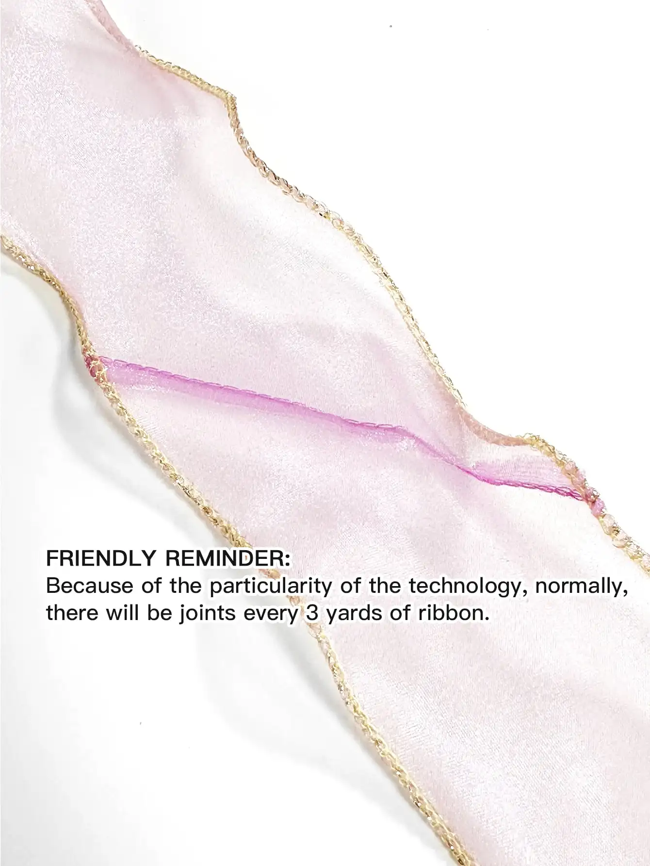 10 Yards Pink Wired Chiffon Ribbon Sheer Wired Organza Ribbon for Crafts Floral Bouquets Wedding Party Decorations