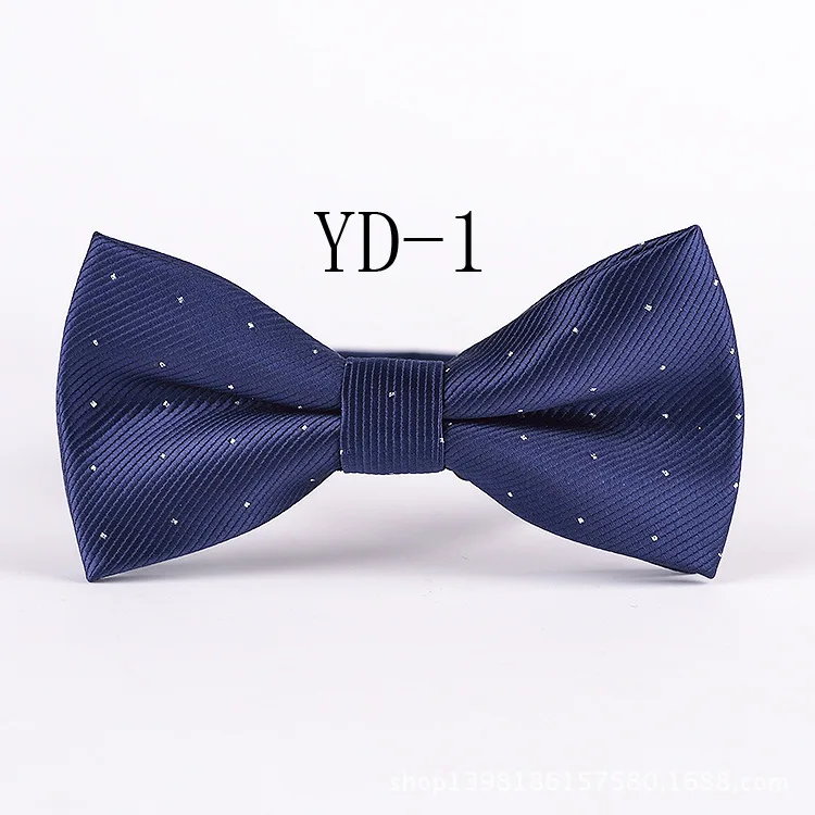 Mens Solid Fashion Star Silver Point Cravat for Men Butterfly Gravata Wedding Bow Ties