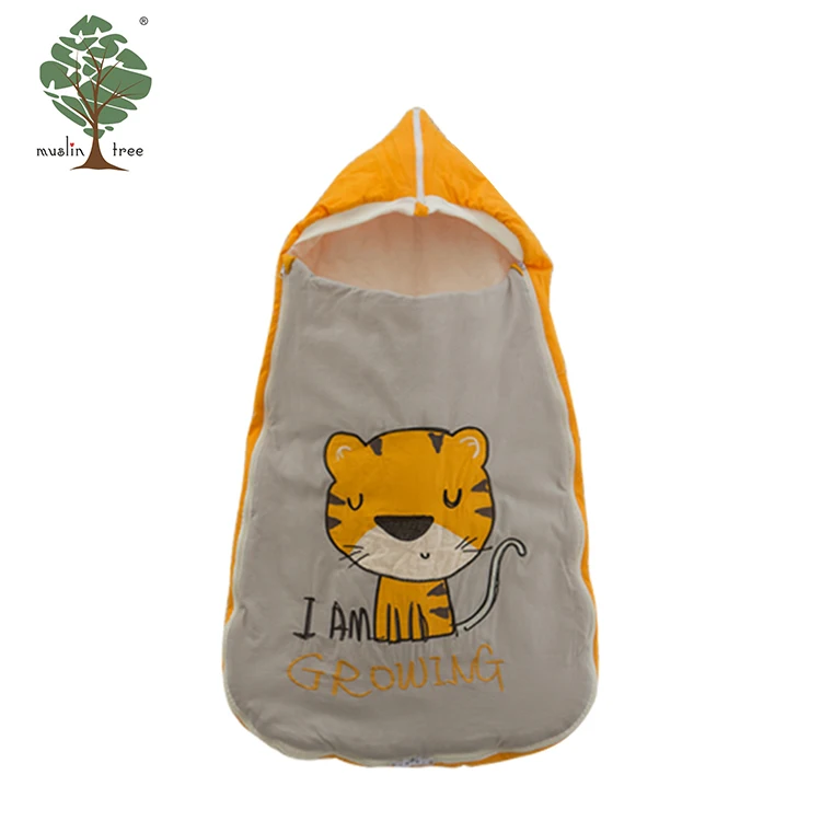 Muslin tree sleeveless pet custom muslin cold weather sleeping bag