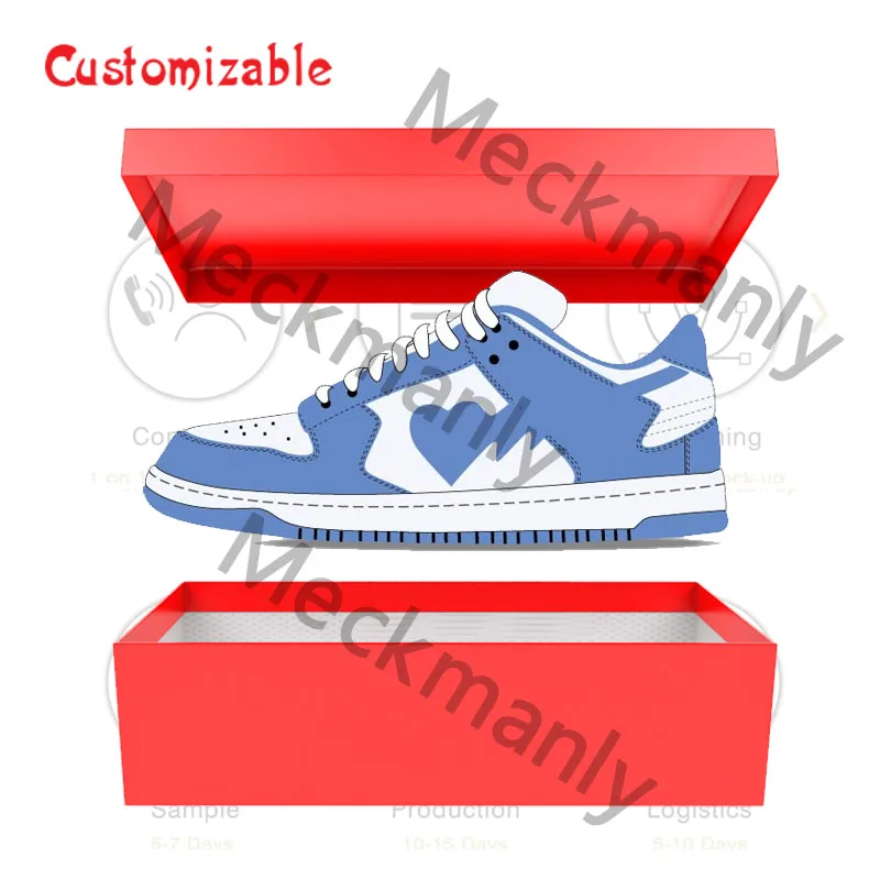 High quality Custom Original Custom Logo Basketball Shoes Custom High And Low Cut Leather Sneakers shoes