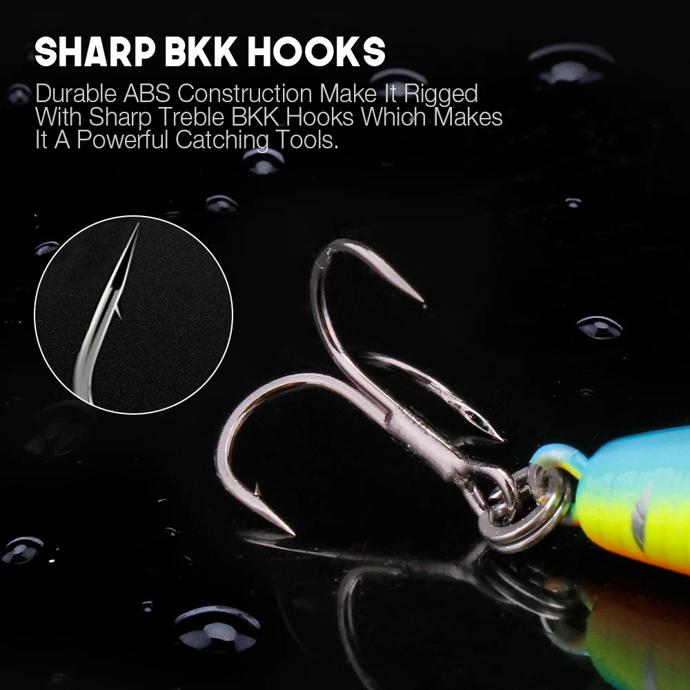 Whopper popper fishing wood popper lure silicon fish lure Popper Fishing Lures Bait