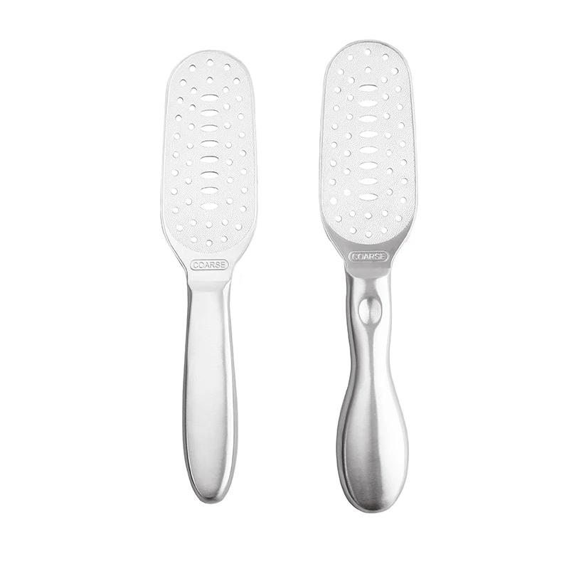 High Quality Stainless Steel Reusable Foot File Sanitizable Callus Remover with Nickel Used for Dead Skin Removal Care