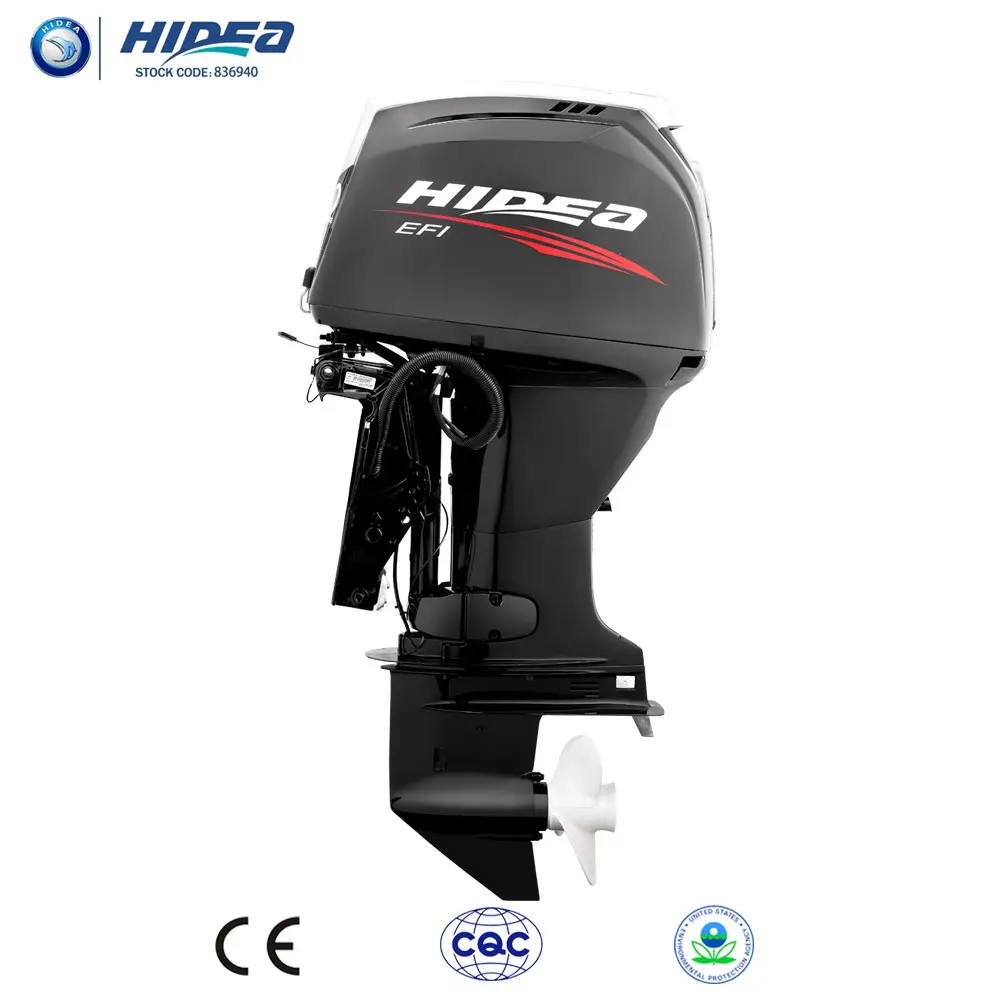 
Hidea CE Approved EFI 50hp Outboard Engine Electronic Fuel Injection for Sale F50 Black engine motor Mannul/Electric Motor 