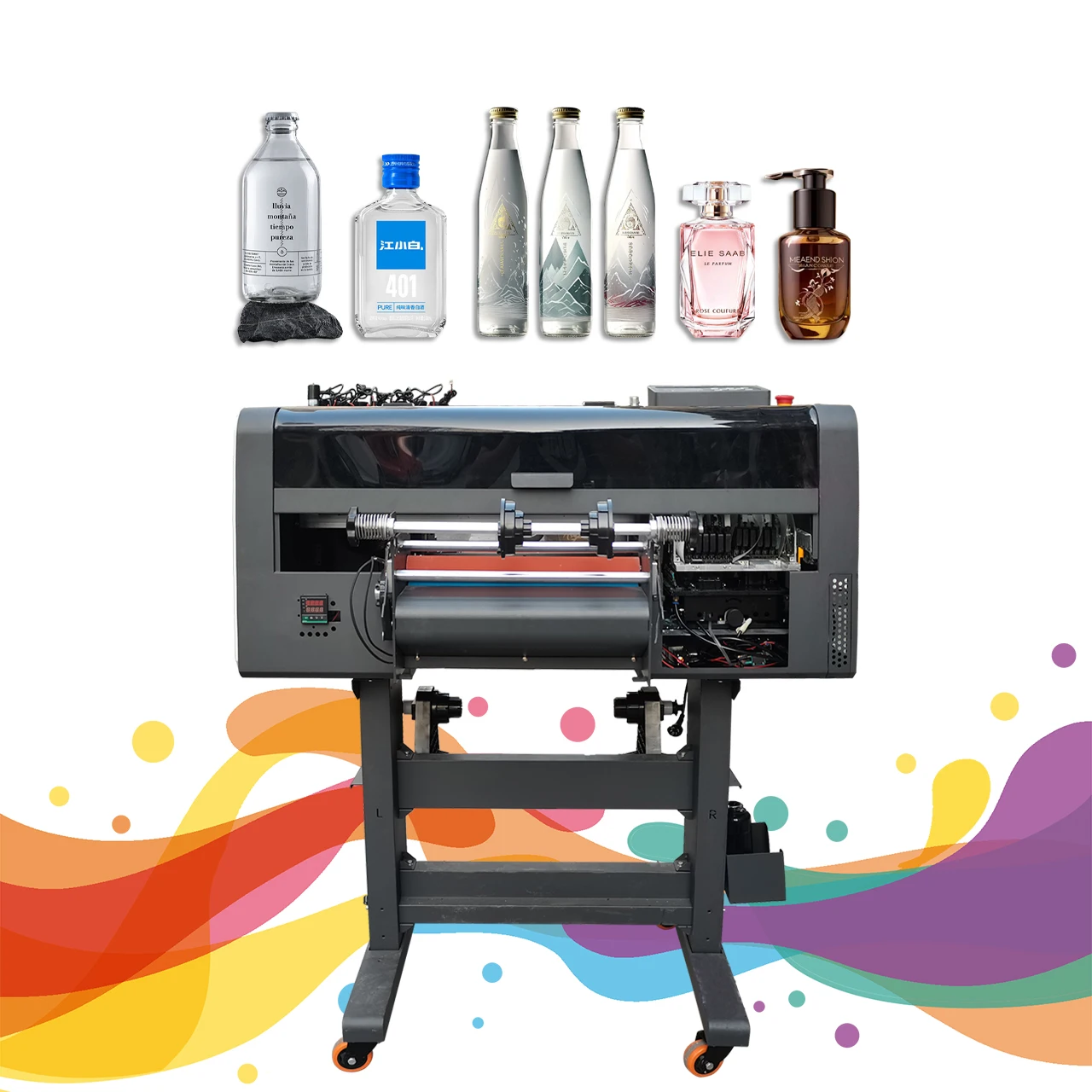 A3 UV DTF Printer Easy-to-Operate Leather Sticker Retail Tube Printer with Motor Gear LED Core Components for A1 Print Dimension