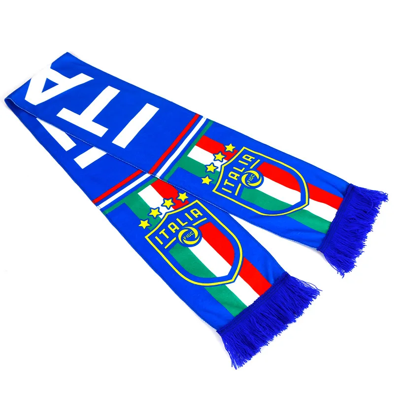 Portugal soccer football scarf 2022 qatar world cup Custom Sports Souvenir football scarf, Portugal football scarf