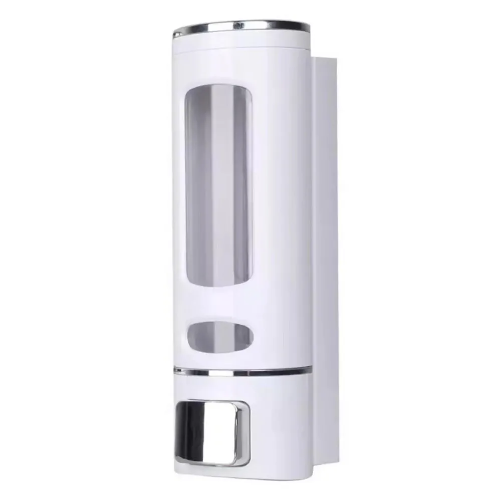 Hot Sale OEM Hotel 400ML Custom Luxury Wall Mounted ABS Plastic Chrome Foam Liquid Soap Dispenser