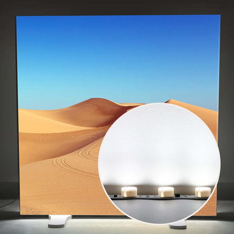 
CRI80 high power LED edge lit light module for fabric box 