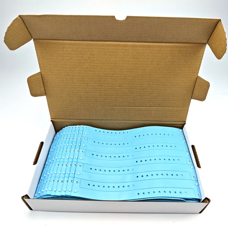 GOJU One Off Use Hotel Vinyl/PVC Bracelet Promotional Wristbands For Events