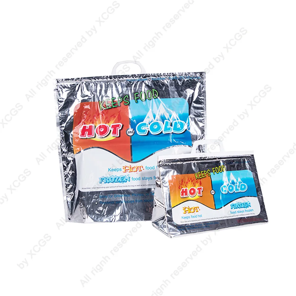 Beer Ice Cream Keep Cold Pizza Dessert Keep Fresh Insulated Pouch Zipper Hand-held Restaurant Food Take-out Thermal Cooler Bags