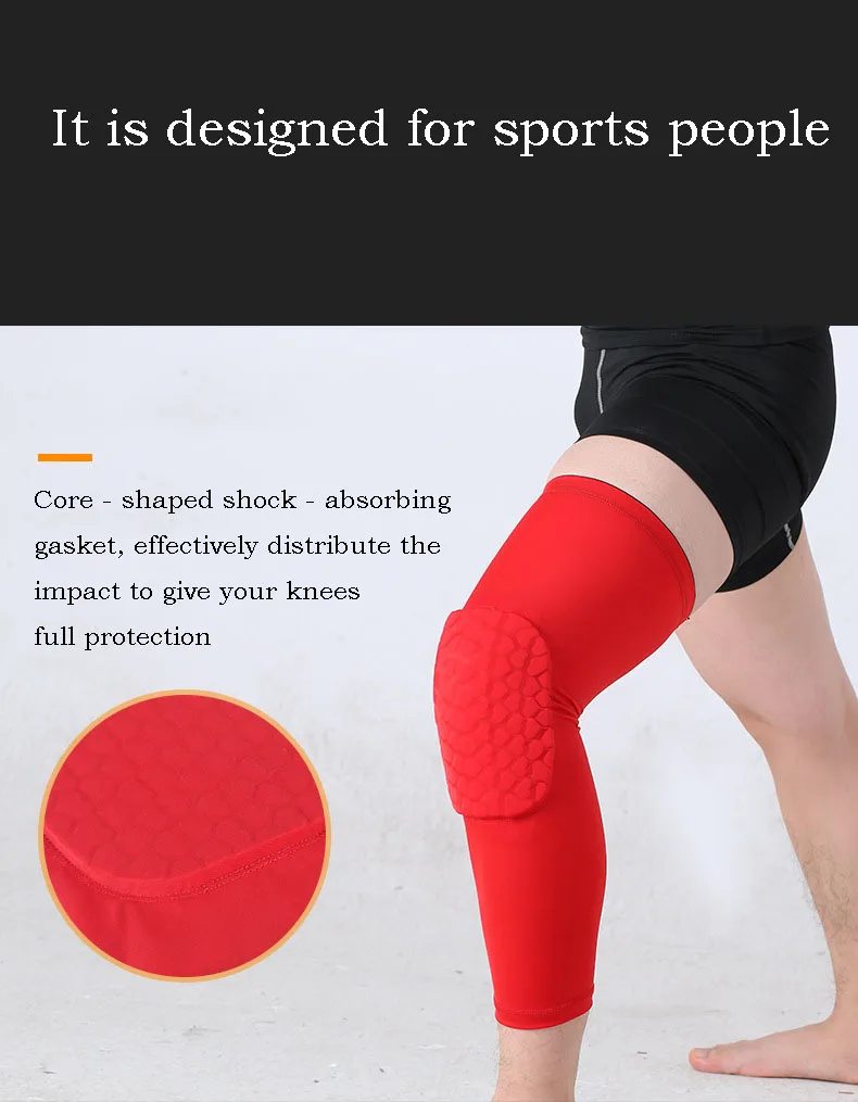 Customized Cellular Basketball Knee Pads Outdoor Sports Knee Anti-collision Basketball Knee Pads