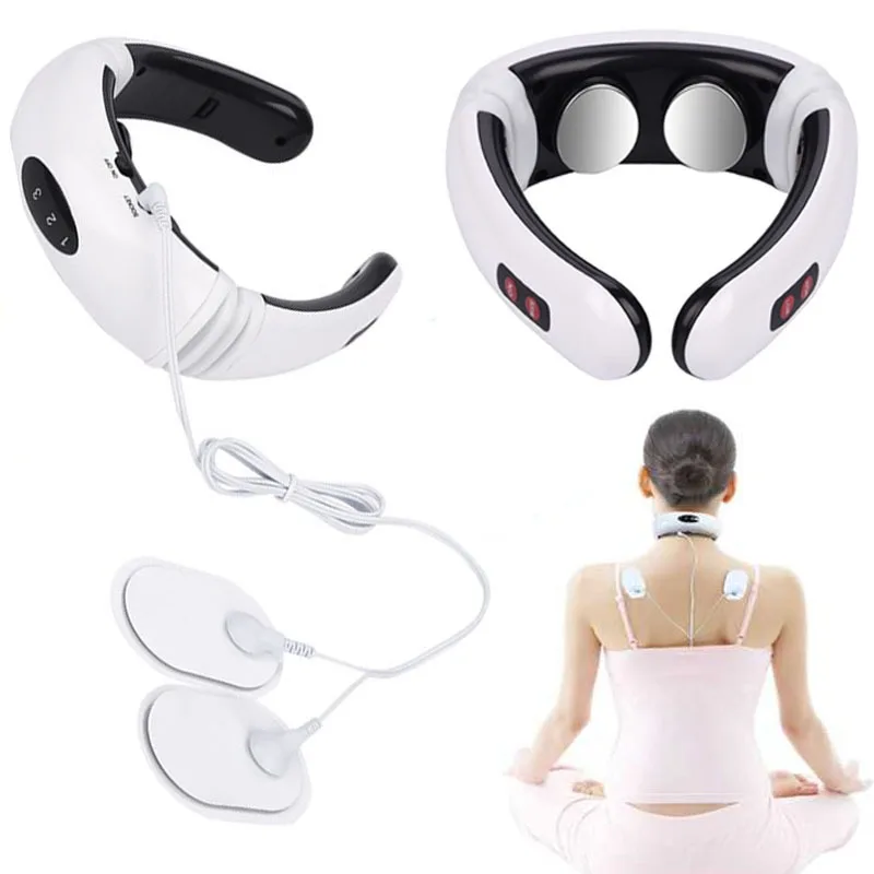 3 in 1 pillow massager relieve cervical wireless portable neck shoulder massager device