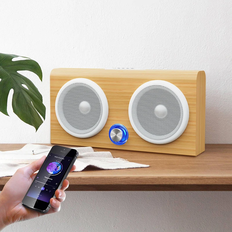 Популярное двойное 4 дюйма супер Bass беспроводной связи Bluetooth портативный открытый вечерние спикер мультимедиа Usb Aux Fm радио динамик для ноутбука