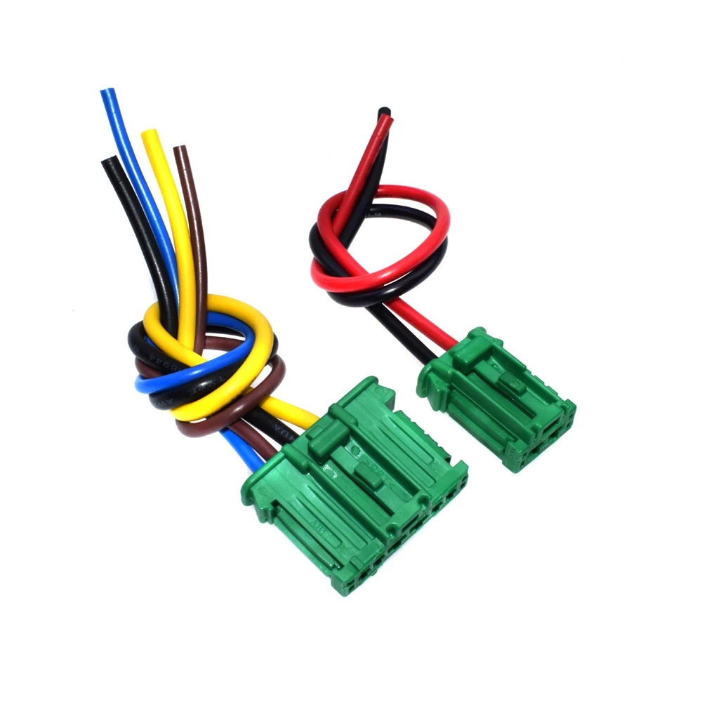 Heater Blower Resistor Plugs Wire Harness For Nissan Citroen Peugeo 207 406