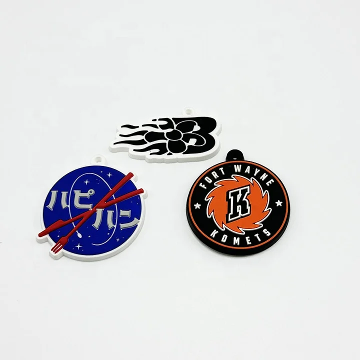 Promotional Business Gift Custom Rubber Keychains 3d Pvc Key Chains Personalized Customization Soft Rubber