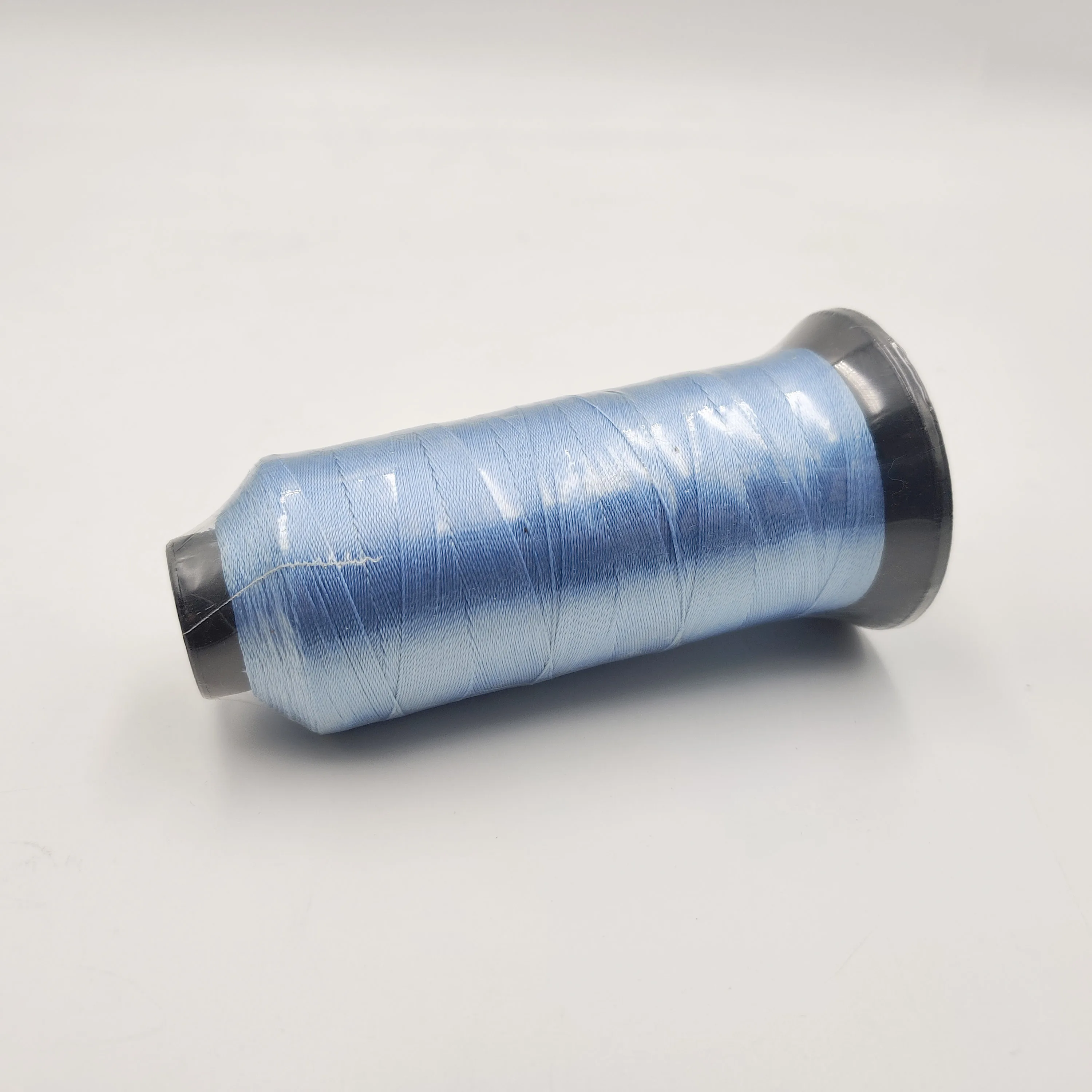 Factory Price Free Sample High tenacity sewing thread 100% Polyester colorful thread blue 500D/2 for bag