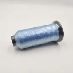 Factory Price Free Sample High tenacity sewing thread 100% Polyester colorful thread blue 500D/2 for bag