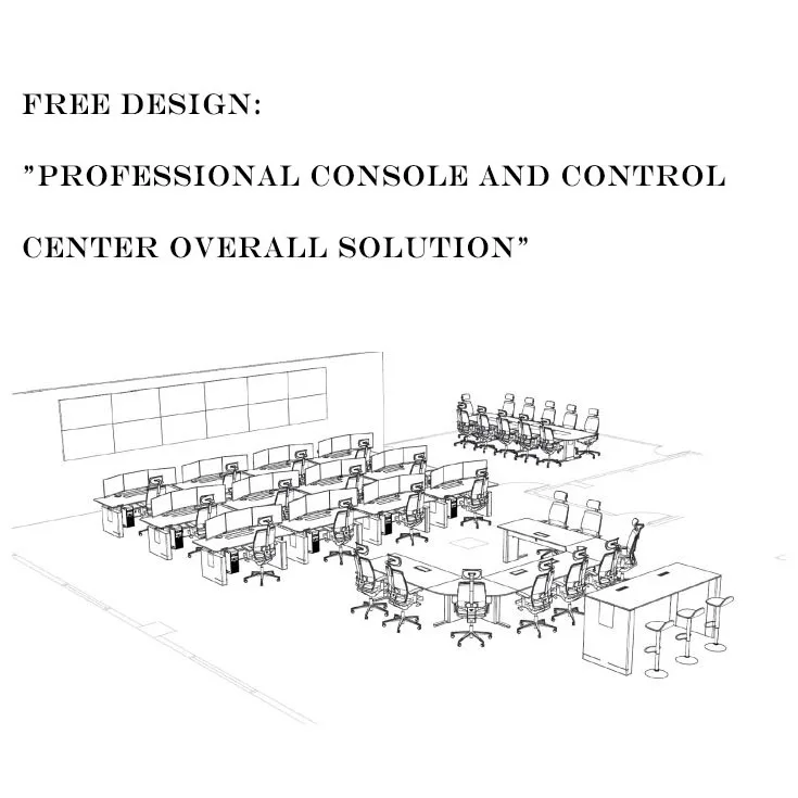 Kehua Fuwei Custom Control Room Furniture Security Operations Centers Computer Workstation Consoles Control Room Security Desks