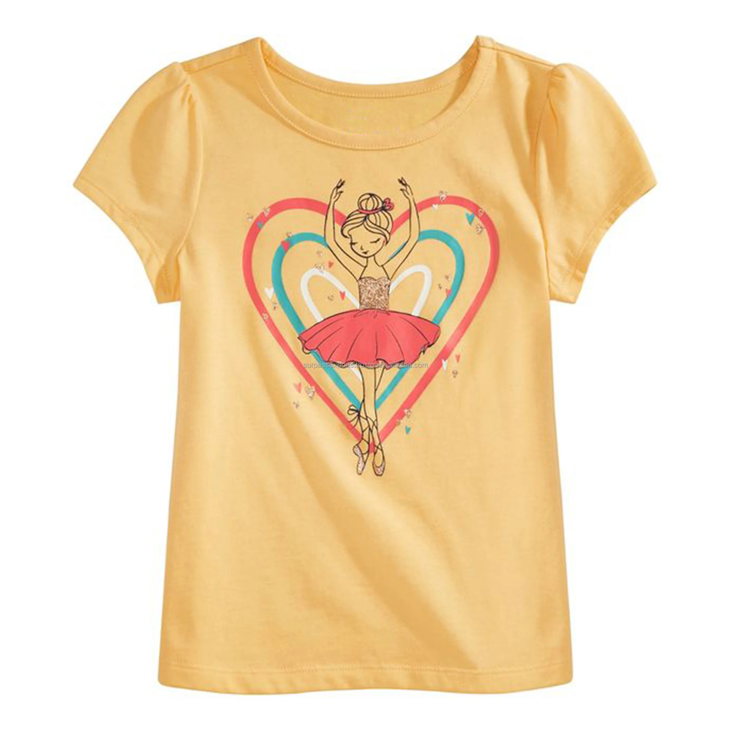 CUSTOMIZED CLOTHES FOR GIRLS T SHIRT AT WHOLESALE PRICE