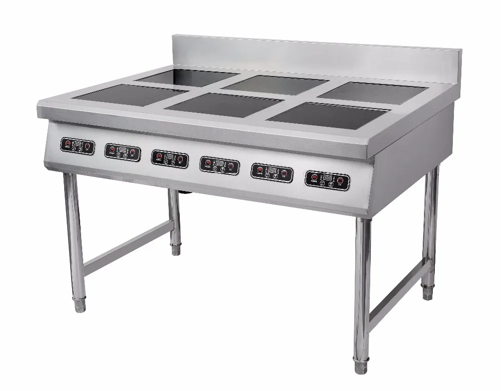 3.5KW four-cooker stainless steel multi-function commercial induction cooker