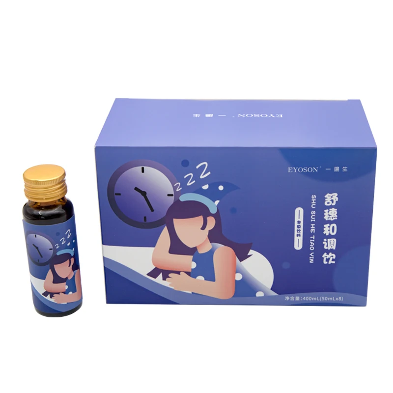 Природный ферментированный травяной напиток для улучшения сна, травяной экстракт, фермент, растительные пептиды для облегчения беспокойства