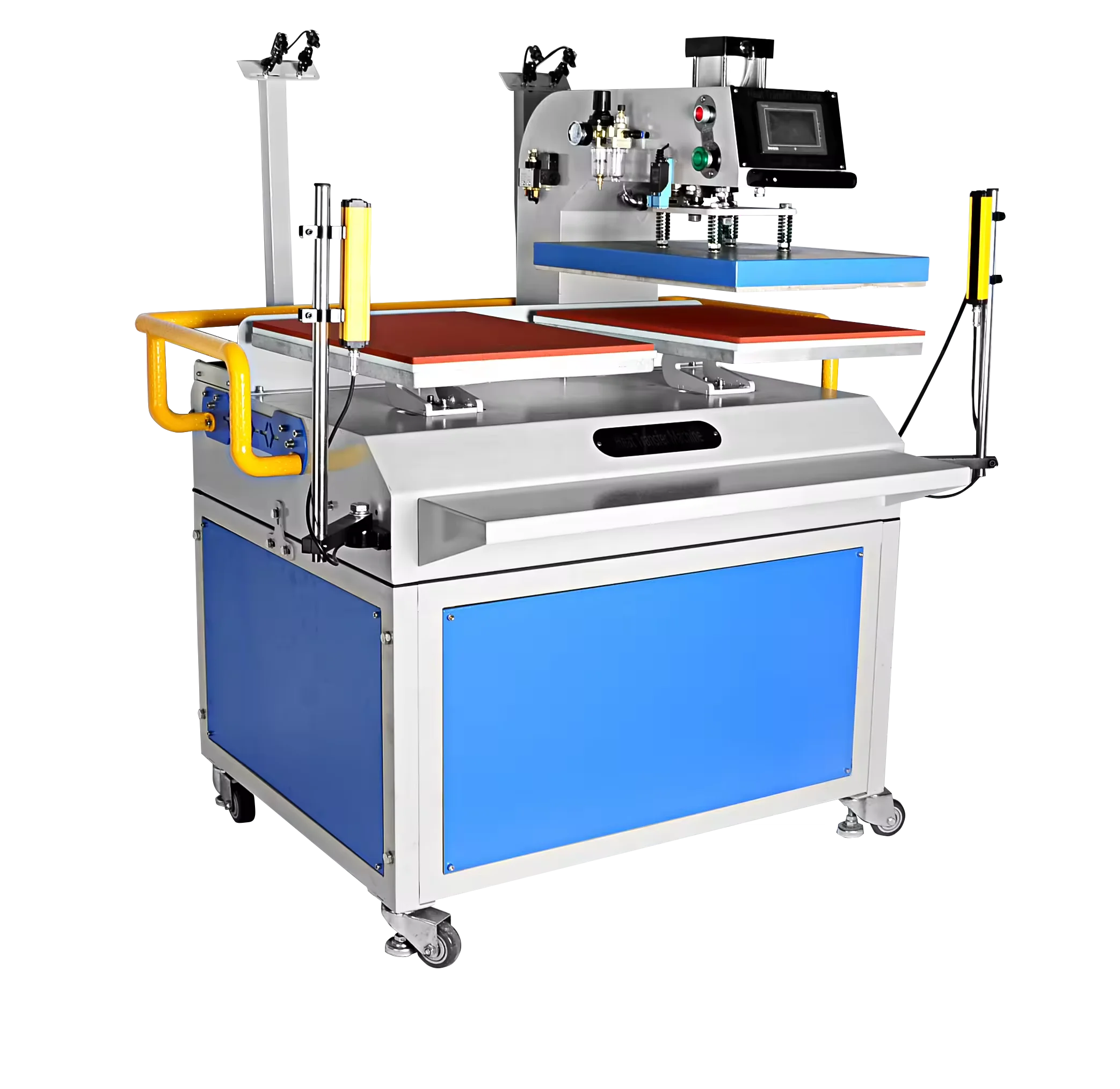 2024 Least Chinese Factory New Up-sliding Pneumatic Desktop Automatic Double-station Heat Press Machine