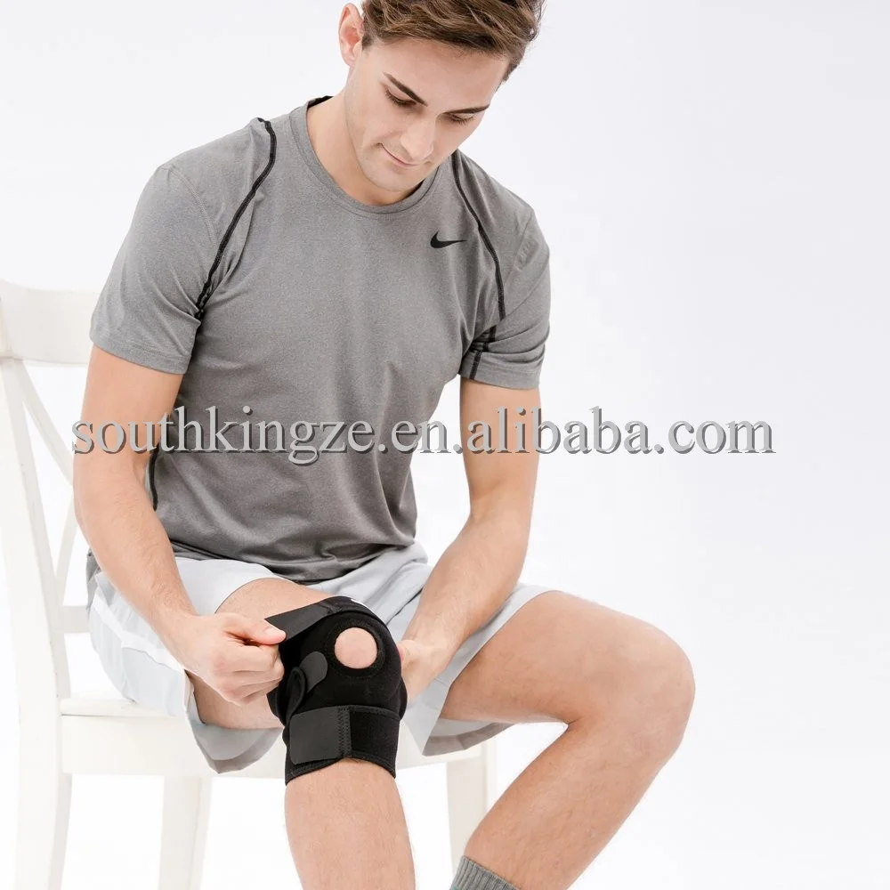 
Knee Support Open Patella Brace Supporter for Arthritis Joint Pain Relief Injury Recovery with Adjustable Strapping Breathable 